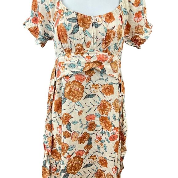 Fortunate One Caramel Kisses Midi Dress Size S - Picture 5 of 16